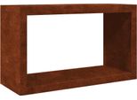 Vidaxl Rastrelliera Per Legna Da Ardere 100X40X60 Cm Acciaio Resistente Alle Intemperie