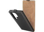 Avizar, Custodia Verticale Flip Per Samsung Galaxy S24 Ultra Con Portacarte, Nero