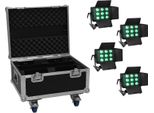 Eurolite Set 4X Led CLS-9 Qcl Rgb/Ww 9X7W + Custodia (20000985)