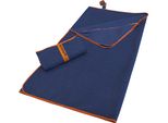 Dyckhoff 02730 48 425 Dyckhoff Mikrofaser Handtuch Mit ReißVerschluss Marine 80,0 X 180,0 Cm