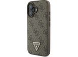 Guess Guhcp16Sp4Tdpw Iphone 166.1 BrąZowy/Brown Custodia Rigida In Pelle 4G Triangolo Strass
