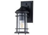 Casa Padrino Applique Da Esterno Nero H. 29,2 Cm - Illuminazione Per Esterni
