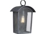 Casa Padrino Applique Da Esterno Nero H. 41,3 Cm - Illuminazione Per Esterni
