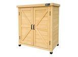 Axi Felix Armadio Da Giardino In Legno Beige | Armadio Exteriore, Armadio Degli Attrezzi Con Ripiano | 80 X 45 X 93 Cm