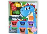 Playgo Dino Party Set Di Plastilina - 6 Vasetti Di Plastilina