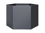Vidaxl Fioriera Esagonale Antracite 69X60X45 Acciaio