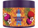 Aussie Sos Supercharged Repair Maschera Vegana Riparatrice Potente Per Capelli Bisognosi Di Soccorso Con Superalimenti Australiani 450Ml Non Profumata