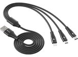 Qcharx Napoli Da Usb A A Usb-C Micro Usb E Lightning Argento Argento Taglia Unica