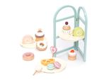 Umu® Cupcake Per Bambini Con Supporto In Legno 19 Pezzi - Set Di Pasticceria Per Bambini Di 2, 3, 4 E 5 Anni