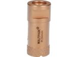 Corona Diamantata Per Smerigliatrice Ø 26 Mm. Attacco Filettato M14. Taglio A Secco