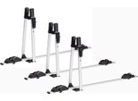 3X Portabici Vdp Premium Alu + Portapacchi K1 Medium Compatibile Con Bmw Serie 2 (F46) Gran Tourer (5 Porte) Dal 15
