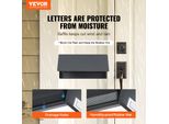 Vevor Cassetta Per Lettere Da Incasso 305X155X360 Mm Serratura A Codice Grigio Scuro