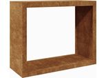 Vidaxl Rastrelliera Per Legna Da Ardere 100X40X80 Cm Acciaio Resistente Alle Intemperie