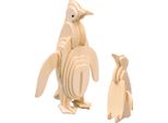 Kit Di Costruzioni In Legno Famiglia Di Pinguini