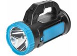 Torcia Led Smd 3W + Cob 3W, Orno, Nero/Blu, 173X85X120Mm, Batteria 1200Mah