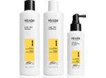 Nioxin System 1 Kit Shampoo 150Ml Balsamo 150Ml Trattamento 50Ml - Kit Diradamento Lieve