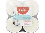 Maxi Lampade Profumate, Fresh Cotone, True Scents, Bolsius, Ø60 Mm, Durata Di Combustione Circa 8H, 8 Pezzi Per Confezione