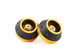 Cnc Alluminio Anteriore Forcella Ruota Telaio Cursori Motorbike Caduta Protezione Scooter Ciclomotore Oro