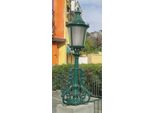Casa Padrino Battiscopa Barocco Verde H. 157 Cm - Illuminazione Da Esterno In Stile Barocco