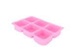 Stampo In Silicone A 6 Scomparti Quadrati Per Torte, Produzione Di Saponi, Saponi Aromatici E Progetti Di Pasticceria Fai Da Te