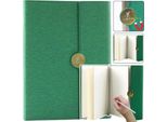Taccuino Magnetico Per Ufficio A5 Foderato Con Copertina Verde