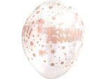 Palloncini Trasparenti Bonne AnéE Decorazioni Di Capodanno 6 Pezzi Rosa-Oro 30 -