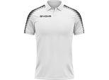Polo Givova Club Manica Corta Bianco 2XL Uomo Bianco 2XL