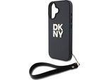 Dkny Dkhcp16Spbswsk Iphone 16 6.1 Czarny/Nero Custodia Rigida Da Polso Logo Stock