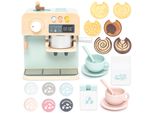 Umu® Macchina Da Caffè Con Accessori Playset 21 Pezzi - Macchina Da Caffè Per Bambini Di 3, 4, 5 Anni