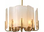 Casa Padrino Lampadario In Ottone Vintage 53 X 52 X H. 42 Cm - Qualità Lusso