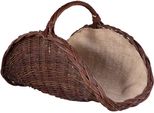 Aufbewahrungsbox Firefix, Braun, B:66Cm H:43Cm T:45Cm, Geflecht Weide, Aufbewahrungsboxen, Aufbewahrungsbox, Halbrund, Jute