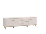 Lowboard Home Affaire "Darwen Tv-Board, Tv-Kommode, Tv-Schrank, Tv-Unterschrank, Tv-MöBel", Kaschmir, B:179,5Cm H:52Cm T:40Cm, Holzwerkstoff, Mdf, Sideboards, Lowboard, Abgerundete Kanten, Matte Kaschmir-OberfläChen, Mit 2 Schubladen
