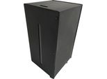 Aufbewahrungsbox Firefix "Pelletbox", Schwarz, B:37Cm H:74Cm T:37Cm, Aufbewahrungsboxen, Aufbewahrungsbox, Mit Sichtscheibe Und Rollen