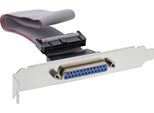 Inline® 33225B Staffa Per Slot Parallelo, Con Presa Sub D A 25 Pin E Connettore Femmina A 26 Pin, 0,34 M, Sfuso
