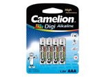 Camelion | AAA/LR03 | Digi Alkaline | 4 Szt. | LR03-BP4DG