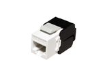 Roline Connettore Keystone Cat. 6A, Non Schermato, Bianco, 180°, Montaggio Senza Attrezzi (26.11.0337)