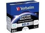 Verbatim M-Disc - 5 X BD-R - 25 Gb 4X - Superficie Stampabile A Getto D'inchiostro - Custodia (Scatola)