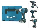 Makita Dhp 458 Y1J Trapano Avvitatore A Percussione A Batteria 18V 91Nm + 1X Batteria 1,5 Ah + Valigetta Makpac - Senza Caricatore