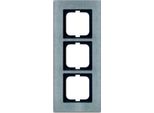 Busch-Jaeger Carat Frame 3-FOLD, Acciaio Inox (1723-860)