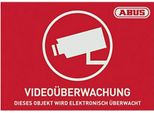 Abus SECURITY-CENTER Adesivo Di Avvertimento Sulla Videosorveglianza 148 X 105 Mm