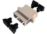 Accoppiamento Sc Duplex OM1/2 Monopezzo -- Beige, Manicotto In Ceramica