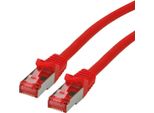 Roline Cat6 1M, 1 M, Cat6, S/Ftp (S-STP), RJ-45, RJ-45, Rosso