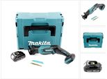 Makita Djr 183 Y1J Seghetto Diritto A Batteria 18V In Valigetta Makpac + 1X Batteria 1,5 Ah - Senza Caricabatterie