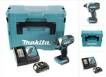 Makita Dtd 152 Y1J-D 18V Avvitatore Ad Impulsi A Batteria In Valigetta Makpac + 1X Batteria Bl 1815 N 1,5 Ah + Caricatore Rapido Dc 18 Rc