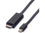 Value Cavo Mini Displayport, Mini DP-UHDTV, St/St, Nero, 1 M