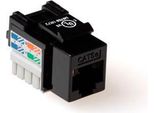 Act CAT6 Keystone Jack Non Schermato Punch Down Sotto Nero