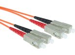 Act 15 Metri Lszh Cavo Patch In Fibra Multimodale 62,5/125 OM1 Duplex Con Connettori Sc. Sc-Sc 62,5/125 Duplex 15,00M (RL3