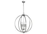 Lampada A Sospensione Corinne In Nichel 6Xe14 60W Feiss