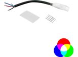 Eurolite Led Neon Flex 230V Cavo Di Collegamento Rgb Sottile Con Estremità Aperte