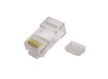 Valore 21.99.3064 Connettore A Filo RJ-45 Trasparente (21.99.3064)